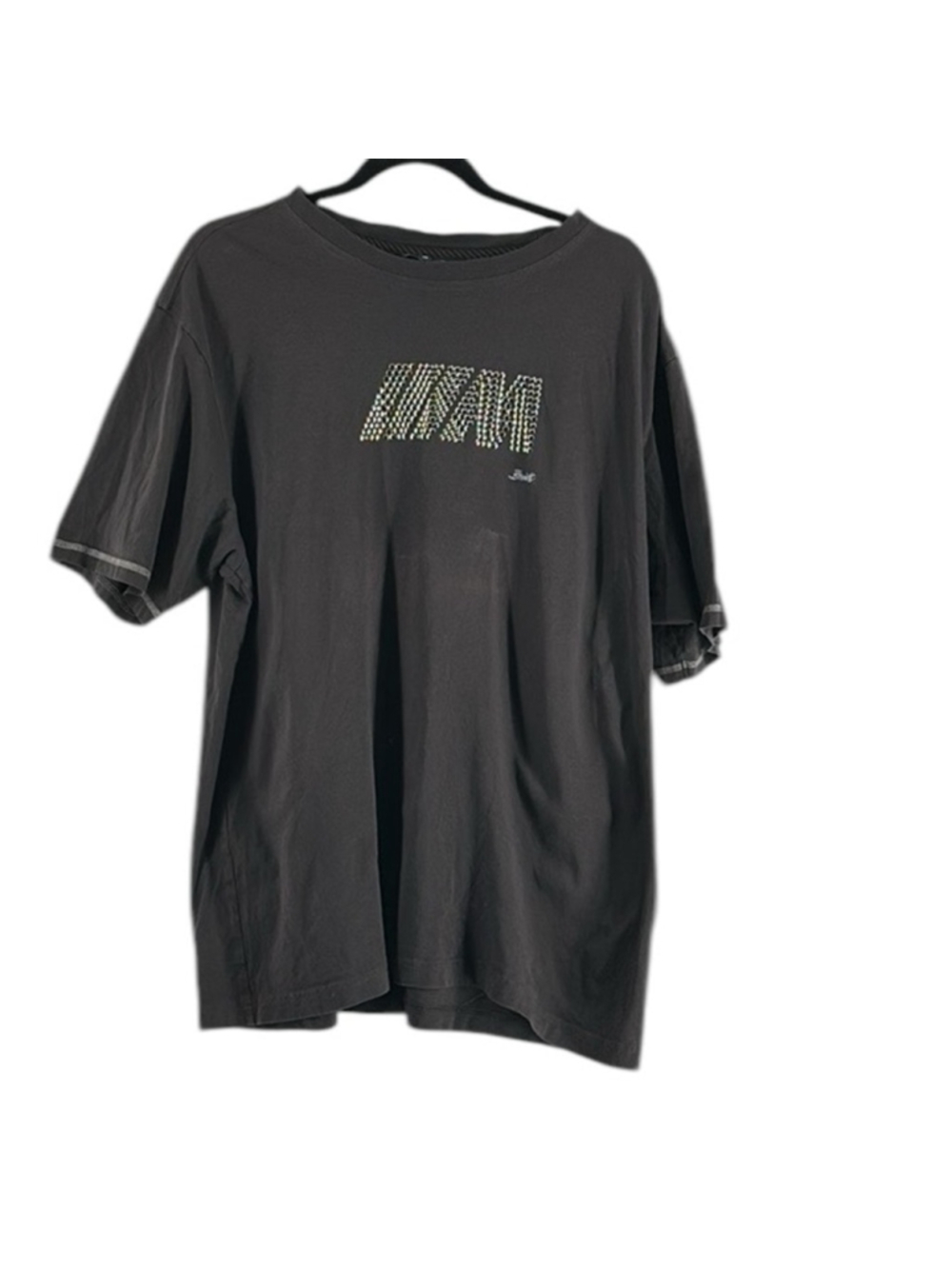 Bmw × Puma Performance Dark Grey Short Sleeve Studded Logo moto T-Shirt XXL